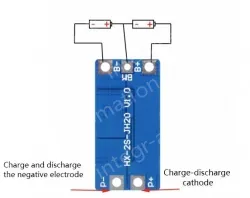 Lithium battery overcharge, overdischarge, overcurrent, short-circuit charging protection board 7.4V 10A