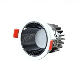 Downlight model: 18W gun black cup with 75mm opening 3500K Osram chip + Zeford drive