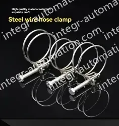 Double steel wire hose clamp 304 material 180-190*3 [wire diameter]