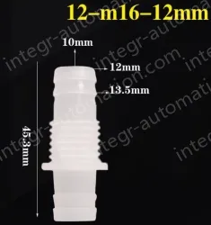 8-M16-12-Feed-through plastic connectors