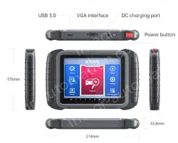XTOOL D8 OBDII Automotive Full System Diagnostic Tool