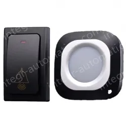 Wireless home self generating, battery free, intelligent long-distance electronic remote control, waterproof AC door calling device