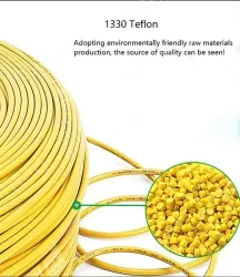 Teflon Wire Cable 24AWG Blue 7 cores