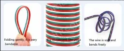 LED light connecting cable 24AWG*2 and (11/0.14TS)