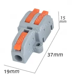 Quick terminal blocks-6 square one in and two out