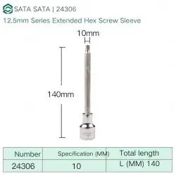 Dafei 10mm with a total length of 140mm-24306