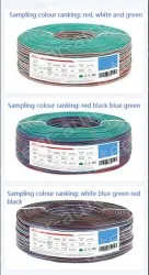 LED light connecting cable 26AWG*4 and (7/0.14TS)