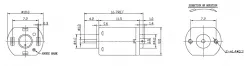 Precious metal-brush motors