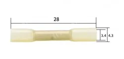BHT0.5yellow-Heat Shrink Terminals