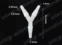 3.8mmY-shaped tee