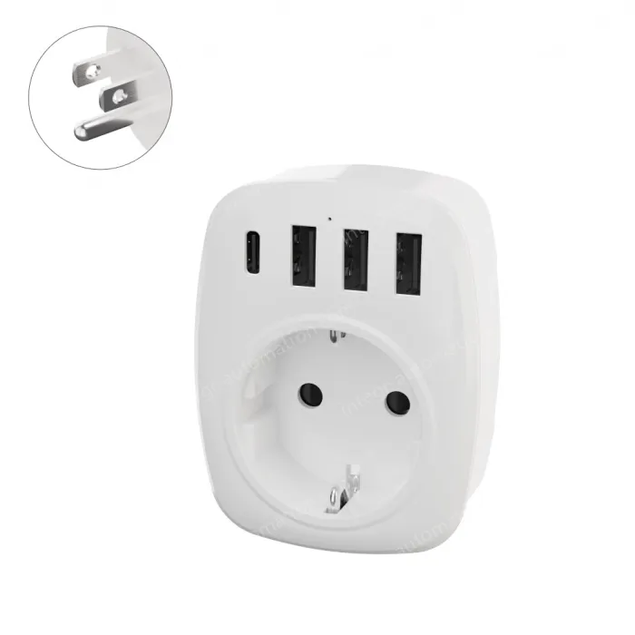 DE FR to US plug adapter KRSAP-WLH010326