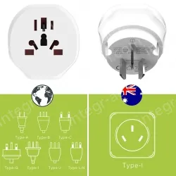 AUS plug adapter KRSAP-WLH010321