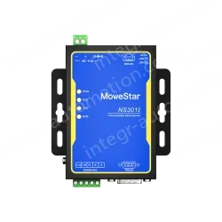 1 Port RS232/485/422 Serial to 100M Ethernet Opto-isolated Server