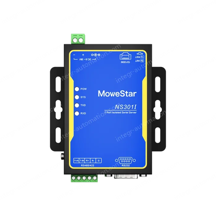 1 Port RS232/485/422 Serial to 100M Ethernet Opto-isolated Server