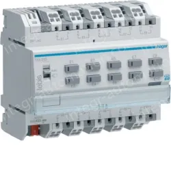 Binary input 10 fold, 230V~, modular, KNX