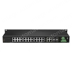 [4 Gigabit + 24 Gigabit Battery] managed industrial switch