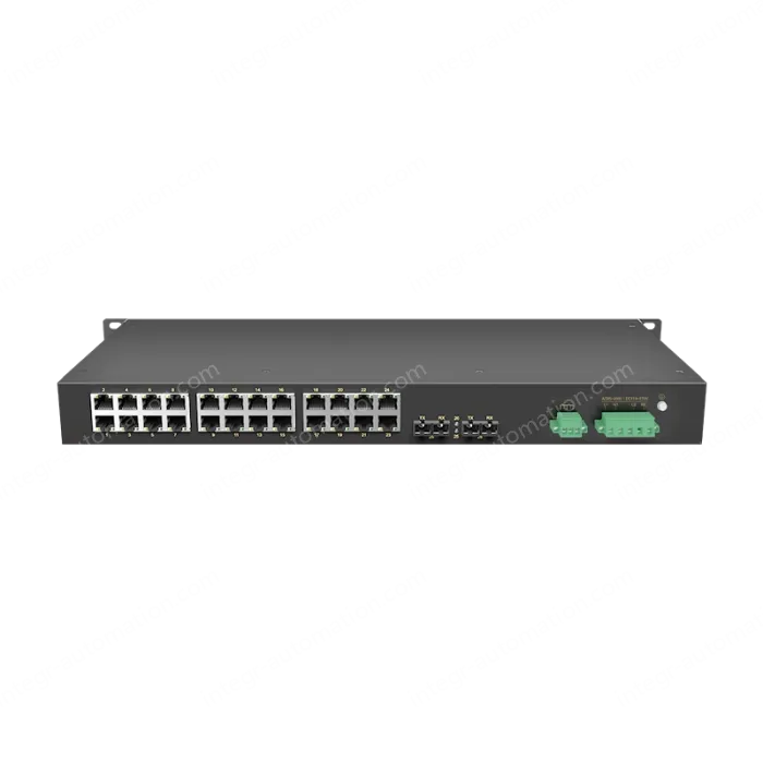 2 Ports 100M FX + 24 Ports 10/100M RJ45 Rack-mount Managed Industrial Ethernet Switch