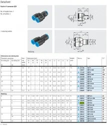 Push-in fitting QSY-8-6(FESTO)