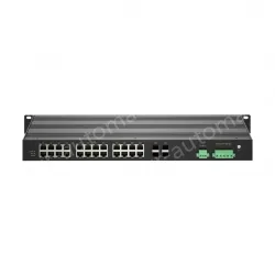 Full-Gigabit 4-optical 24-electric ring network managed PoE switch