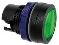 Red transparent button, plastic edge, can be equipped with lamp holder module