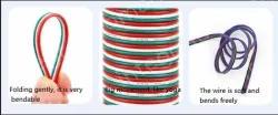 LED light connecting cable 16AWG*8 and (26/0.14TS)