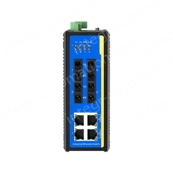 [100 Gigabit 4 Optical 4 Electrical] Ring Network Management Industrial Switch