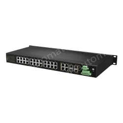 [full gigabit 28 port] managed industrial switch 24 RJ45 ports