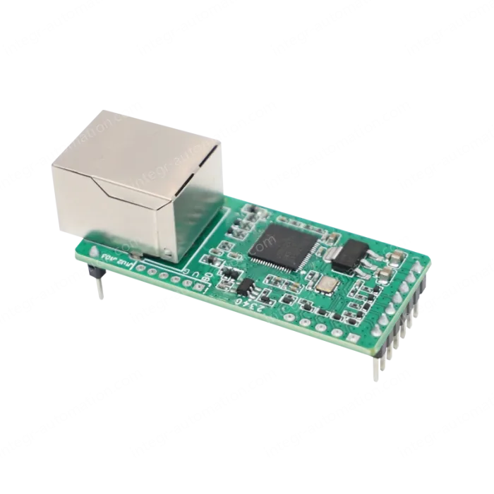 Low-cost serial-to-Ethernet module