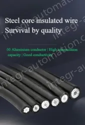 Steel core insulated wire 1KV*JKLGYJ-50/8