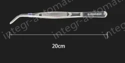 Stainless steel tweezers Curved round head (304 models) 20cm