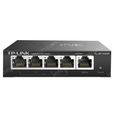 5 port Ethernet PoE switch 4FE (PoE) + 1FE