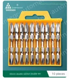 10 pieces of 65mm double truncated double ten