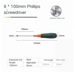 Phillips screwdriver 6*100