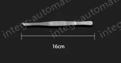 Stainless steel tweezers Straight round toe (thick) 16cm