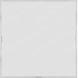 Push-button 1gang,RGB LED, int. temp. sensor, KNX - S.1/B.3/B.7, f. p.white
