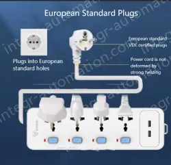 European standard split-control 4-position