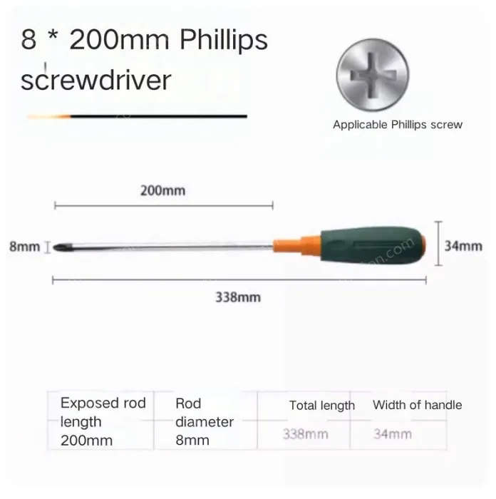 Phillips screwdriver 8*200