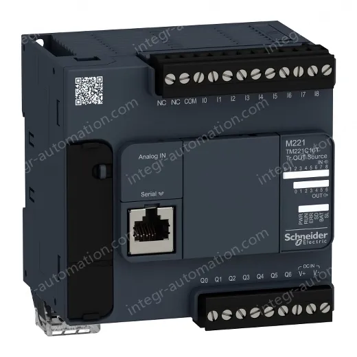 TM221C16T controller M221 16 IO transistor PNP