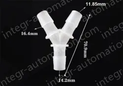 14.2mmY-shaped tee