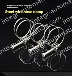 Double steel wire hose clamp 304 material 170-180*3 [wire diameter]