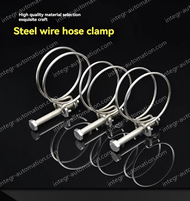 Double steel wire hose clamp 304 material 170-180*3 [wire diameter]