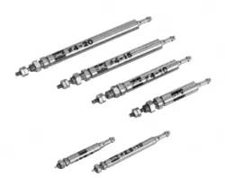 Single Acting Spring Return CJ1 Series Bore Size ø2.5, ø4