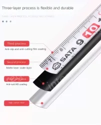 Class 1 accuracy - 3 m - ruler width 16mm-91312B