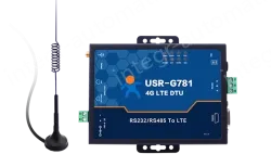 An industrial router with serial port