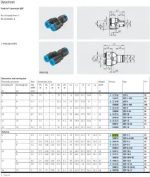 Push-in fitting QSY-6-4(FESTO)