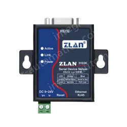 Rail/desktop serial server