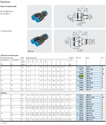 Push-in fitting QSY-8(FESTO)