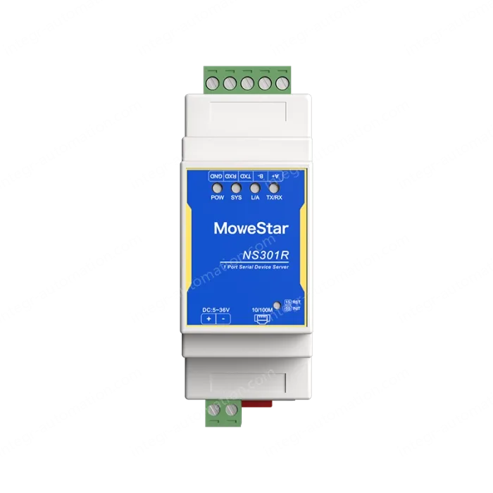 1 Port RS232/485 Serial to 100M Ethernet Server