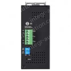 Layer 2 management of ring network industrial boost PoE switches