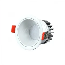 Downlight model: 7W white cup with an opening of 75mm 3000K Preh chip 98 graphics index + Zeford driver